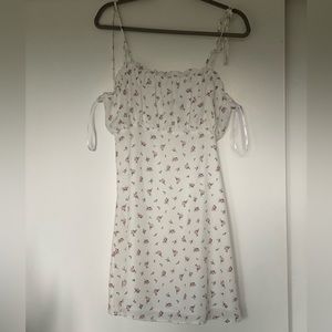 Lulu’s white/floral mini dress